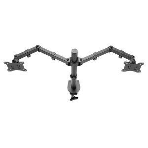 Sline M052 13-37'' Hareketli Çift Kollu Masa Üstü Monitör Standı