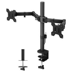 Sline M052 13-37'' Hareketli Çift Kollu Masa Üstü Monitör Standı