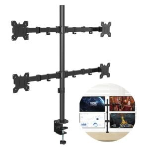 Sline M054 13-27'' Hareketli Dört Kollu Masa Üstü Monitör Standı