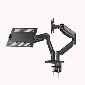 Sline M252DJ 17''-32'' Çift Kollu Masa Üstü Monitör + Notebook Standı