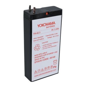 Yokohama YH-42.3 4Volt - 2.3Amper Akü (49x96x22mm)