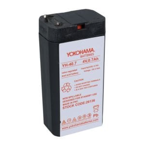 Yokohama YH-40.7 4Volt - 0.7Amper Akü (34x22x64mm)