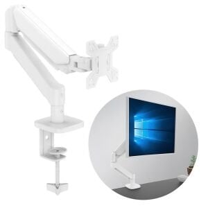 Sline M252W 13-32inch Amortisörlü Hareketli Masa Üstü Tekli Monitör Standı