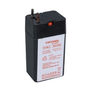 Yokohama YH-40.3 4Volt - 0.3Amper Akü (25.5x19.5x48mm)
