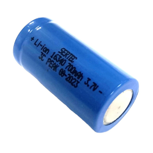 SERTEC 16340 3.7V 700mAh 3C Lion Şarjlı Pil Başlıklı