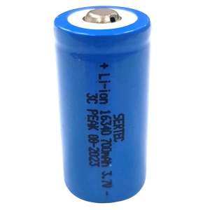 SERTEC 16340 3.7V 700mAh 3C Lion Şarjlı Pil Başlıklı