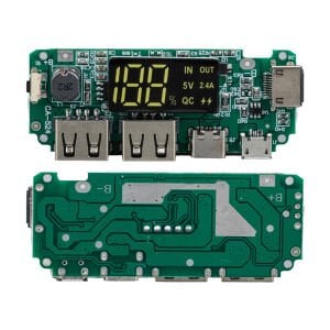 Weko WK-22852 Lityum Pil Powerbank Şarj Modülü Dijital Ekranlı Üç Port 5V-2.4A