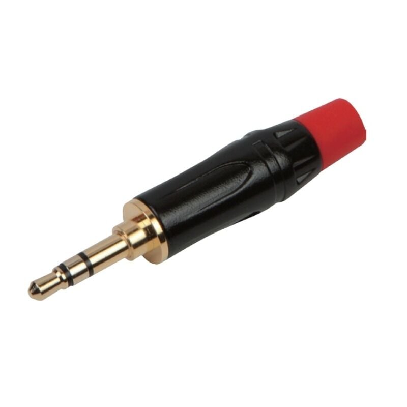 electroon 3.5mm Metal Gold Stereo Jak Kırmızı