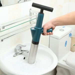 Elektromer EL-26076 Yüksek Basınçlı Tıkanmış Tuvalet Lavabo Pistonu Pompası Açacağı (120 psi)
