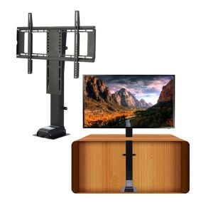 electroon 32'' - 57'' İnç Ayarlanabilir Yükseklik Uzaktan Kumandalı TV Kaldırma Lift Asansörü
