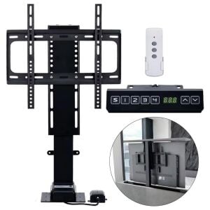 electroon 32'' - 57'' İnç Ayarlanabilir Yükseklik Uzaktan Kumandalı TV Kaldırma Lift Asansörü