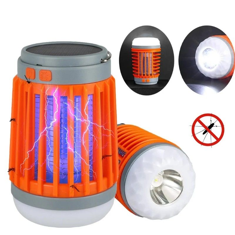 Powermaster W851 Usb'li Solar'lı Sinek Öldürücü Özellikli 3in1 Kamp Feneri
