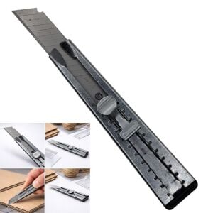 Sunup SN-27094 Metal 18mm Uçlu 15cm Falçata - Maket Bıçağı