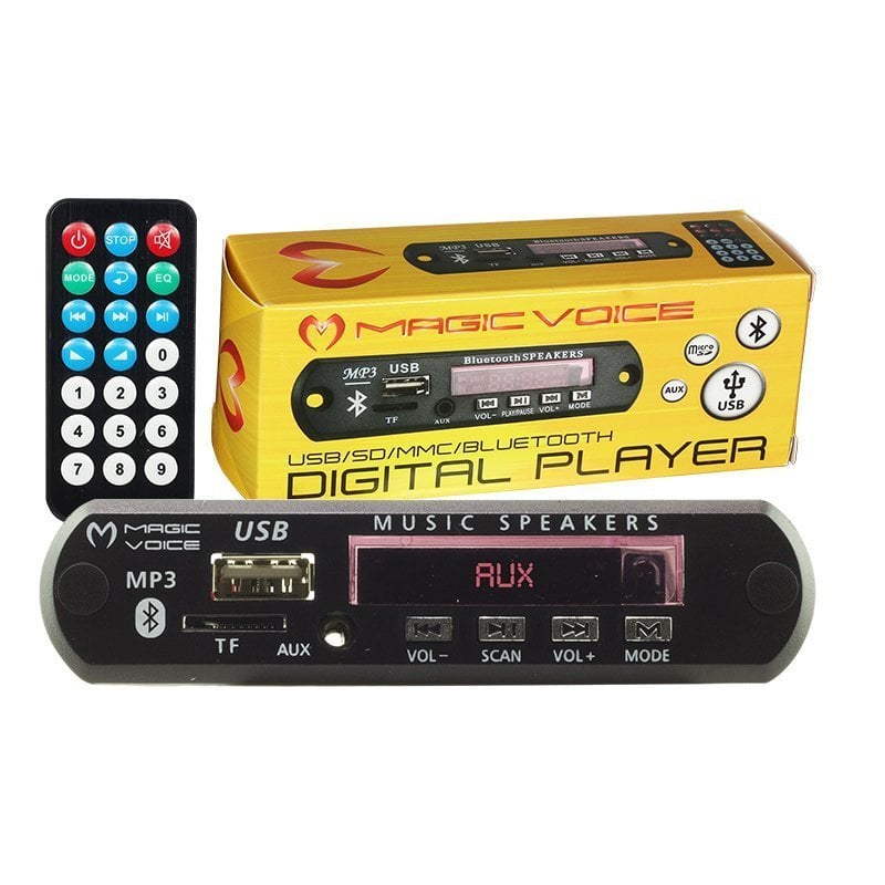 MagicVoice USB-122 USB-SD-Mmc-Bluetooth AUX Çevirici Kumandalı