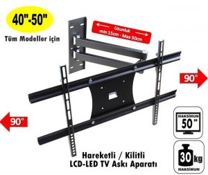 Swat 50'' 127 Ekran Hareketli LCD-LED TV Askı Aparatı