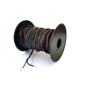 electroon 2x0,75mm Hoparlör Ses Sistemi Kablosu 35Metre Siyah