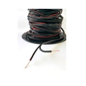electroon 2x0,75mm Hoparlör Ses Sistemi Kablosu 35Metre Siyah