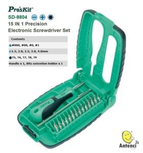 Proskit SD-9804 Tornavida Seti 15 Parça
