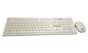 Everest KM-6121 Kablosuz Q Slim Klavye + Mouse Set Beyaz