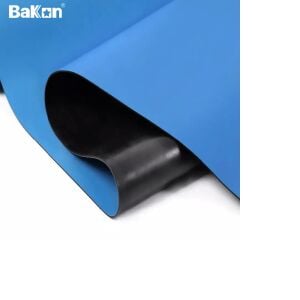BAKON 100cm x 140cm Antistatik ESD Masa Örtüsü Mavi Kalınlık 2mm