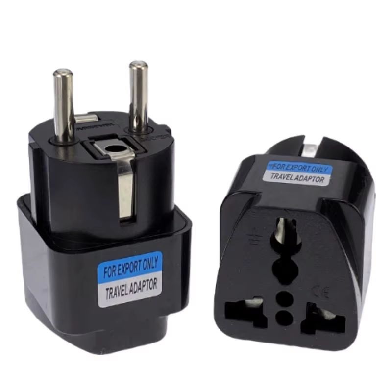 Electroon Evrensel Priz Dönüştürücü Adaptör Universal to EU Siyah