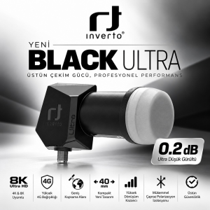Inverto New Black Ultra 0.2dB Single LNB IDLT-SNL412-ULTRA-OPN