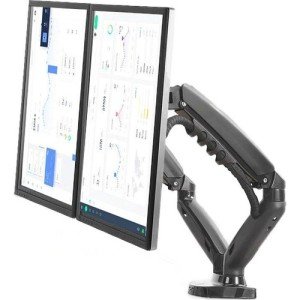 North Bayou NB F160 Amortisörlü Çiftli 17-27'' Masa Üstü Monitör Tutucu