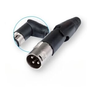 Sline Audio XLR Canon Erkek Jak Fiş Oynar Başlık - 1 Adet
