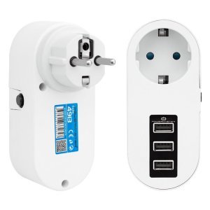 Powermaster 3xUsb Tekli Termal Akım Korumalı Priz 10A-2500W PM-4913