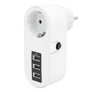 Powermaster 3xUsb Tekli Termal Akım Korumalı Priz 10A-2500W PM-4913