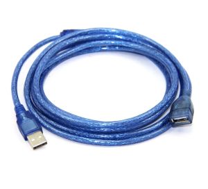 FULLY 5 Metre USB 2.0 Uzatma Kablosu Mavi Filtreli