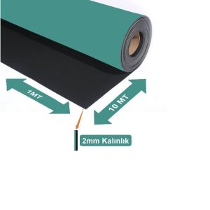 BAKON 100cm x 210cm Antistatik ESD Masa Örtüsü Yeşil Kalınlık 2mm