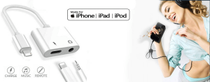 Sunline 192401 iPhone Lightning Kulaklık/Şarj Çevirici Dönüştürücü