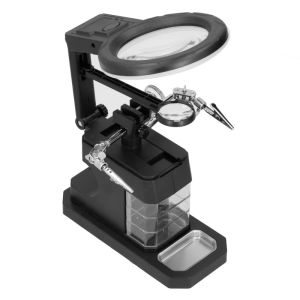 WellHise TE-803 Masa Üstü Ledli Büyüteç Çok Amaçlı Tutacak