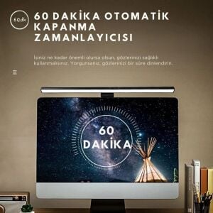 PowerMaster PM-29316 Asimetrik Göz Koruyucu Monitör Işık Barı 61cm 3Renk Modlu