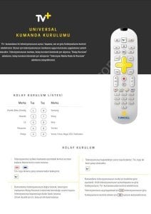 Turkcell Tv+ Plus Klavyeli Kumanda