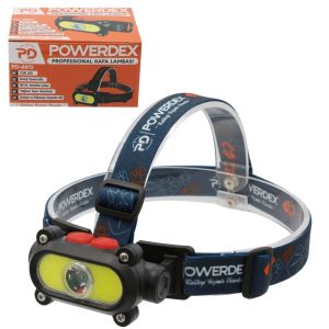 Powerdex PD-8872 Cob Ledli Şarjlı Kafa Lambası