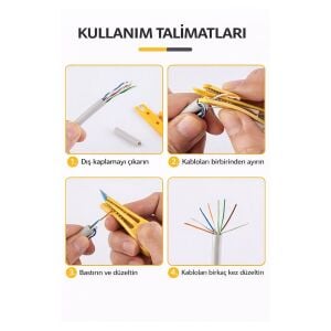 TRKLink Cat5/Cat6/Cat7 Network Kablo Düzleştirme Aleti