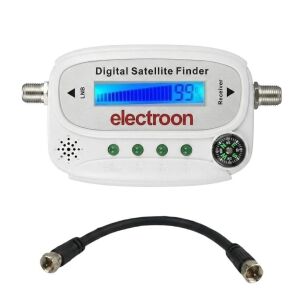 Antenci 40cm Delikli Karavan Çanak Anten Seti + electroon Dijital Uydu Bulucu