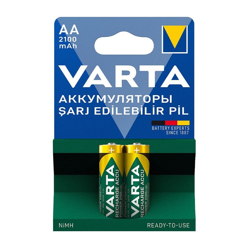 VARTA 2100mA NiMH Şarjlı Kalem Pil AA