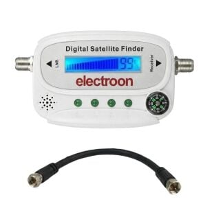 Antenci 40cm Karavan Çanak Anten Seti + Next Tekli LNB + electroon Dijital Uydu Bulucu
