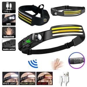 Powerdex PD-1172 Profesyonel Sensörlü Esnek Cob Ledli Kafa Lambası