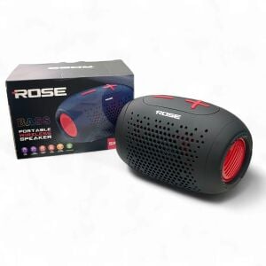Rose SP-504 Taşınabilir Şarjlı Bluetooth Hoparlör - Siyah