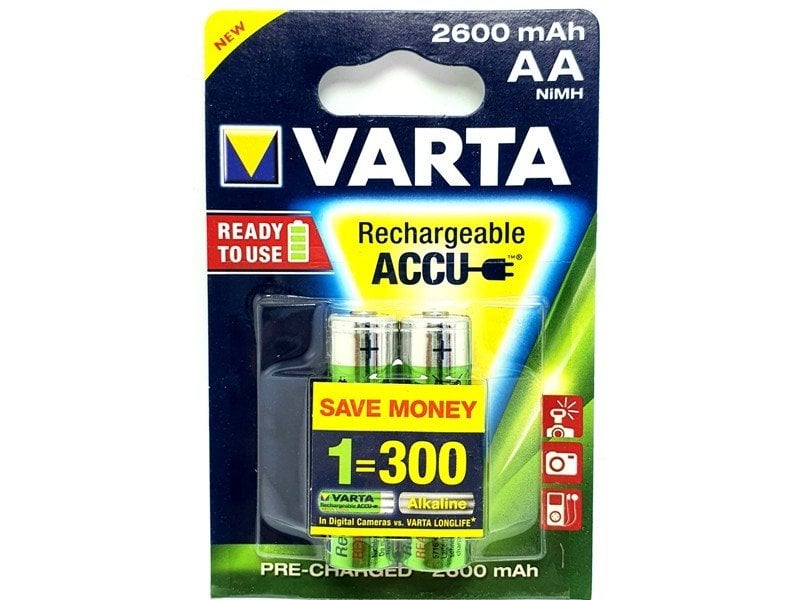 VARTA 2600mA NiMH Şarjlı Kalem Pil AA