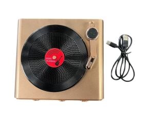 Rose SP-425 USB-SD-FM-Bluetooth Destekli Şarjlı Nostaljik Retro Radyo - Kahverengi