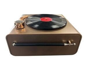 Rose SP-425 USB-SD-FM-Bluetooth Destekli Şarjlı Nostaljik Retro Radyo - Kahverengi