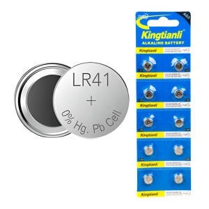 Powermaster Kingtianli Ag3 Lr41 Alkalin Saat Pili 10'Lu Paket