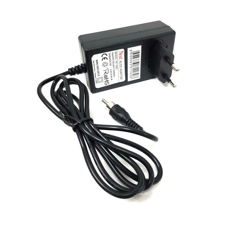 Next 16Volt 2Amper Santral Adaptör RCA Jak Fişli