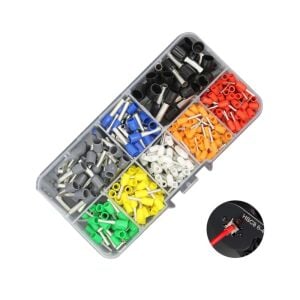 electroon HSC8 6-6A Terminal Sıkma Pensesi 0.25-6mm2 Awg23-10 +300Parça Kablo Pabucu Set