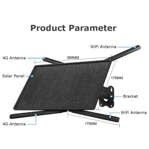 Avenir AV-4G-RTR 20Watt Güneş Enerjili Solar 4G Wifi Router İnternet Dağıtıcı